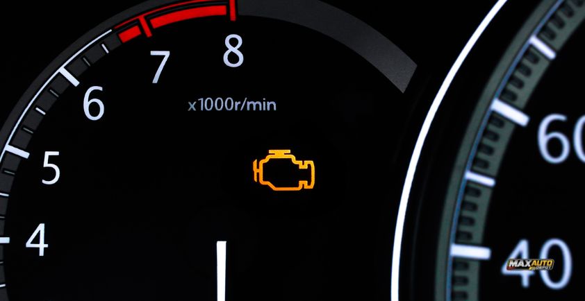 can a check engine light come on for oil change