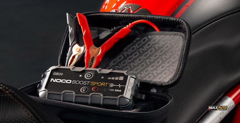 can you jump a motorcycle battery with a car battery