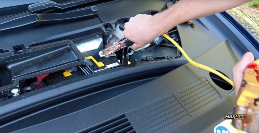 can you jump start a car with a tesla