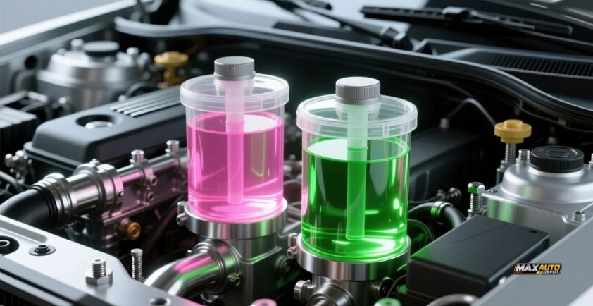 can you mix pink and green antifreeze
