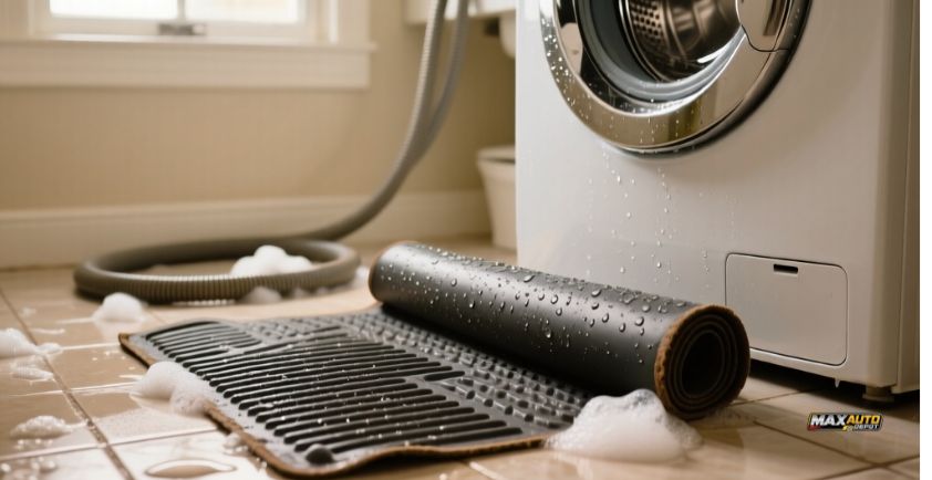 can you wash floor mats in the washer
