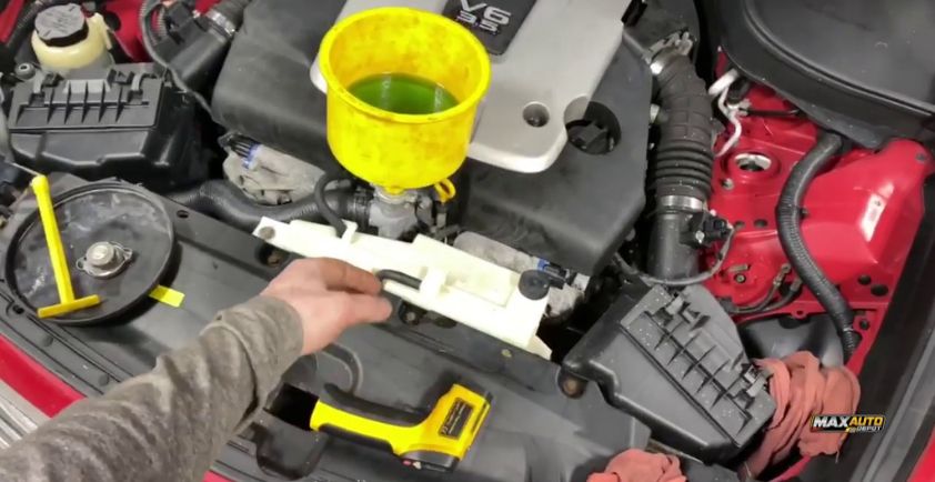 how to bleed air out of coolant system