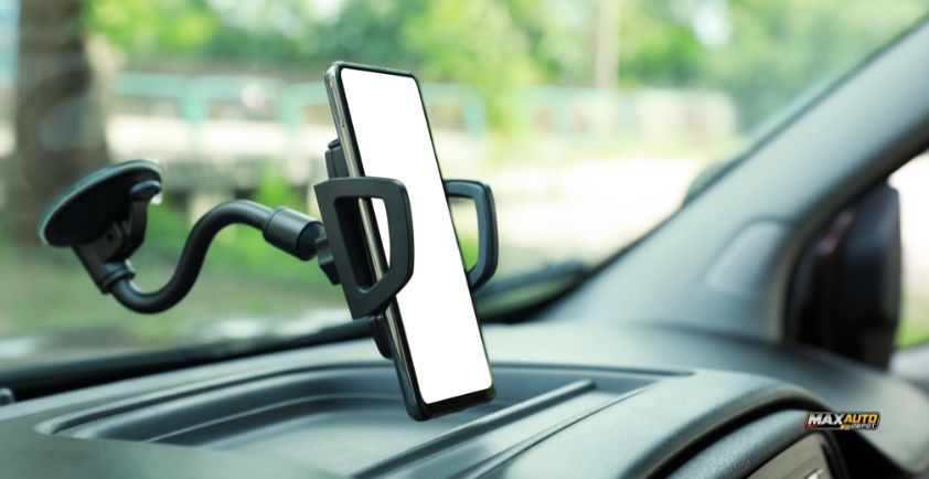 how to charge phone with mount on driver side windshield