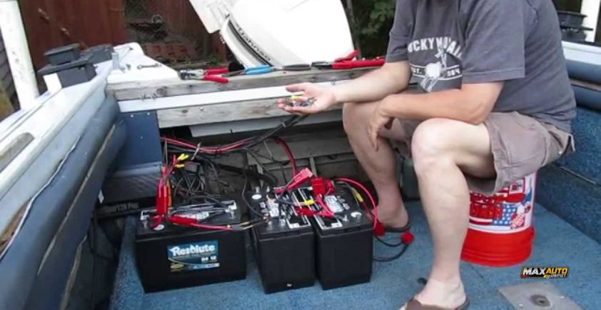 how to charge trolling motor battery