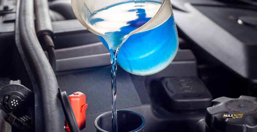 how to mix antifreeze with water