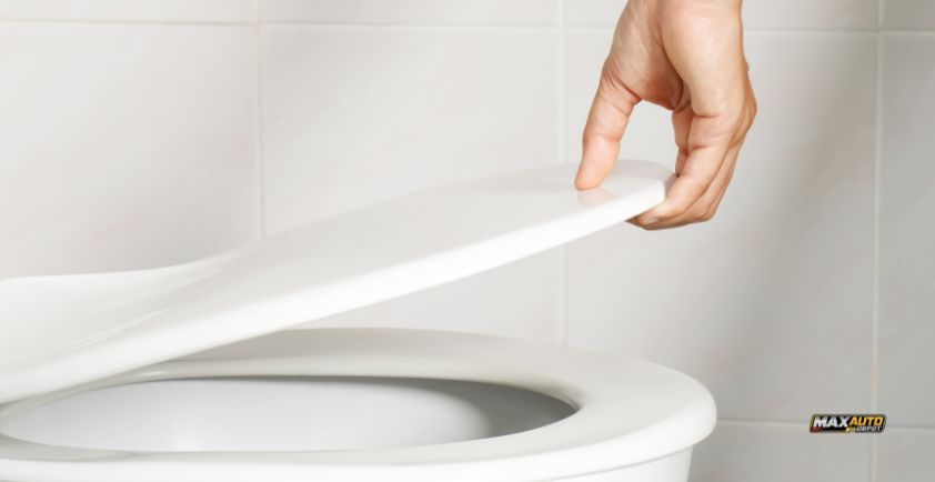 how to remove toilet seat cover