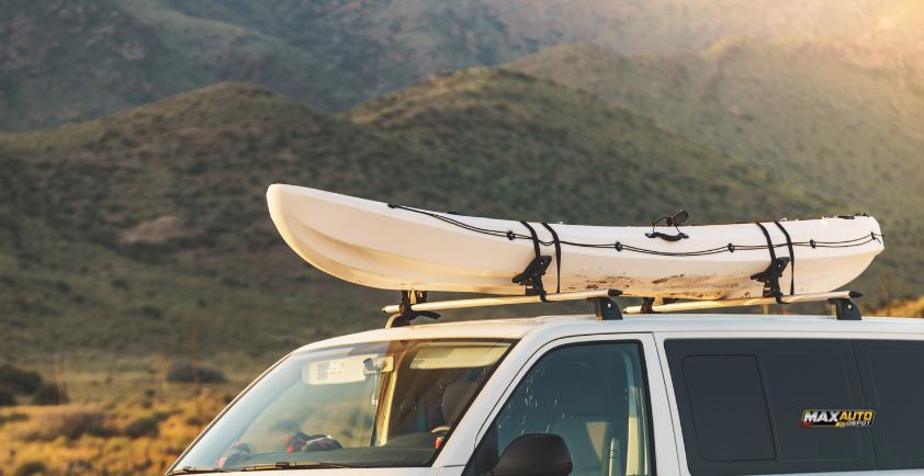how to secure a kayak on roof rack