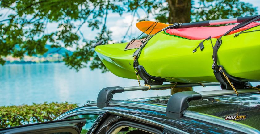 how to strap kayak to roof rack