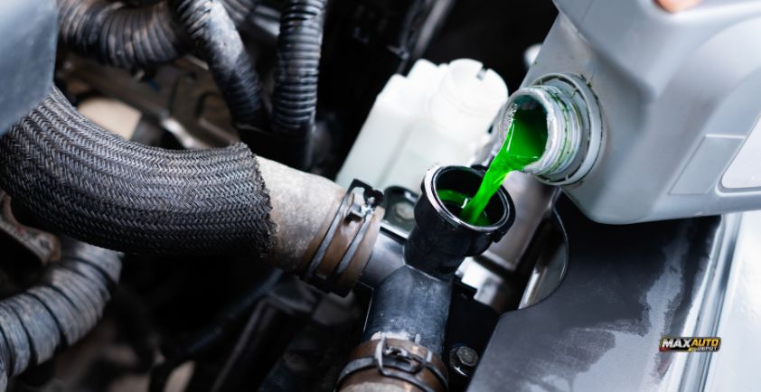 how to top off engine coolant