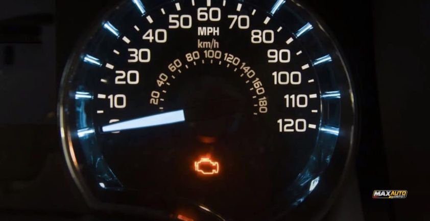 can check engine light come on for low oil