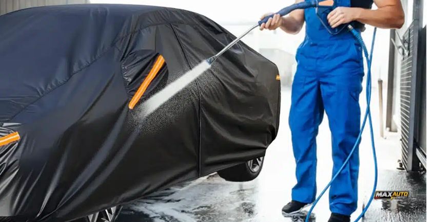 how to clean a car cover