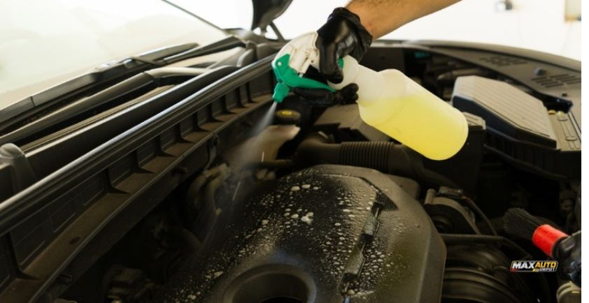 how to clean antifreeze spill