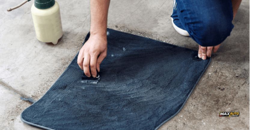 how to clean floor mats auto