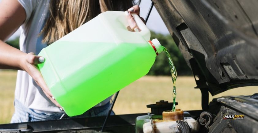 how to clean up coolant
