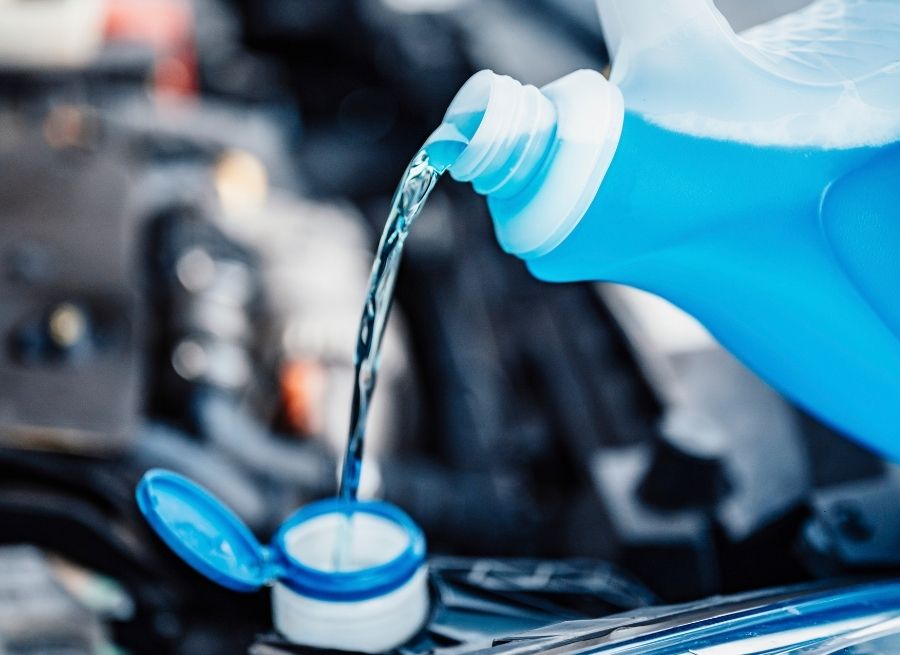 Clean Antifreeze Spill