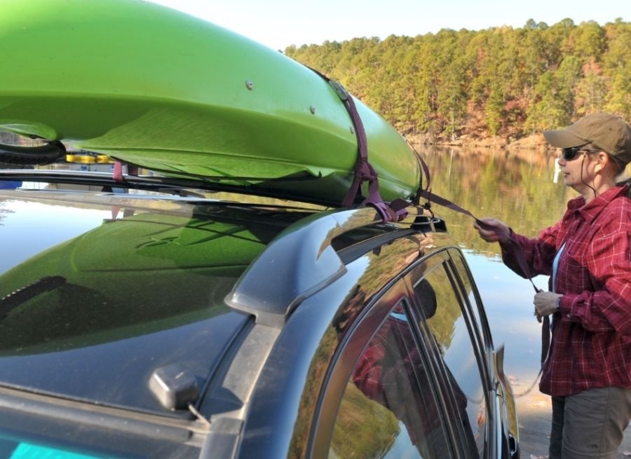 Prepare Kayaks For Transport