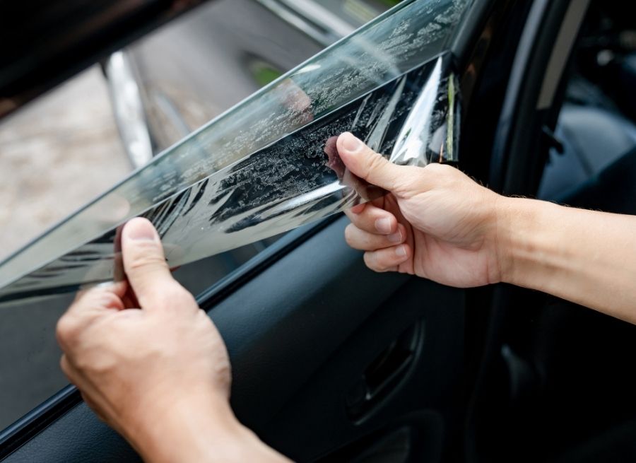 can you tint the windows on a leased car
