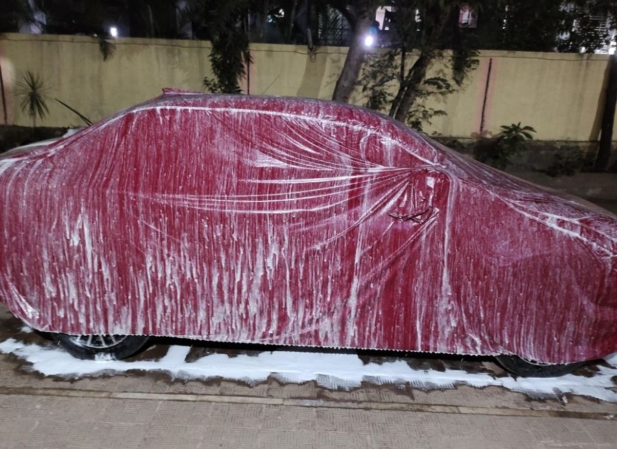 how to clean a car cover