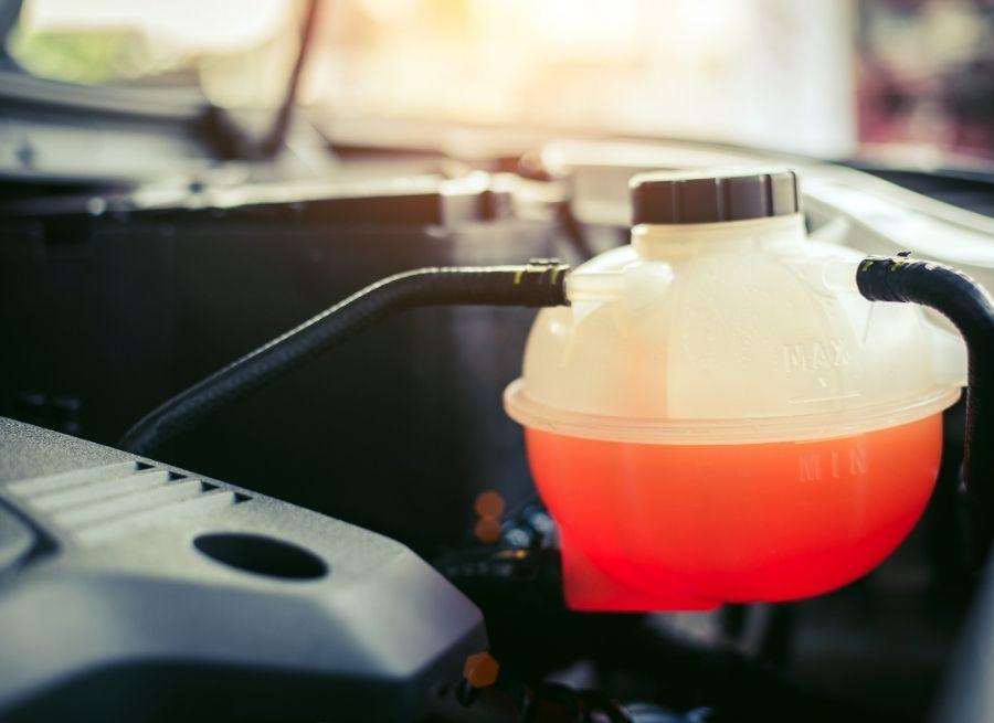 how to clean up coolant
