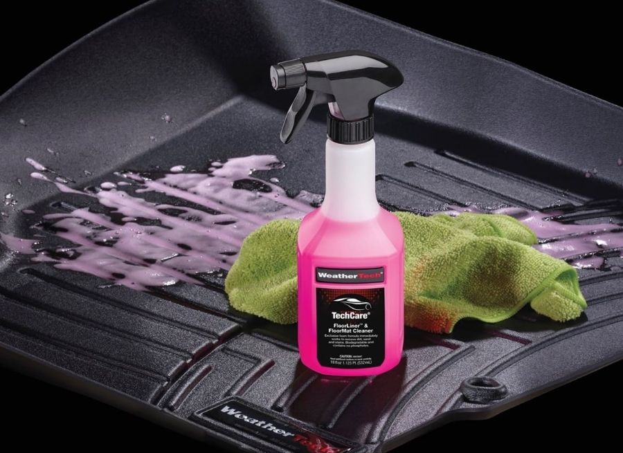 how to clean weathertech floor mats