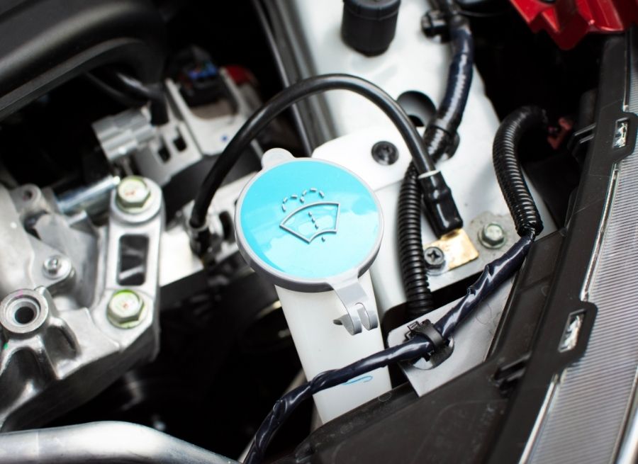 how to drain windshield washer fluid