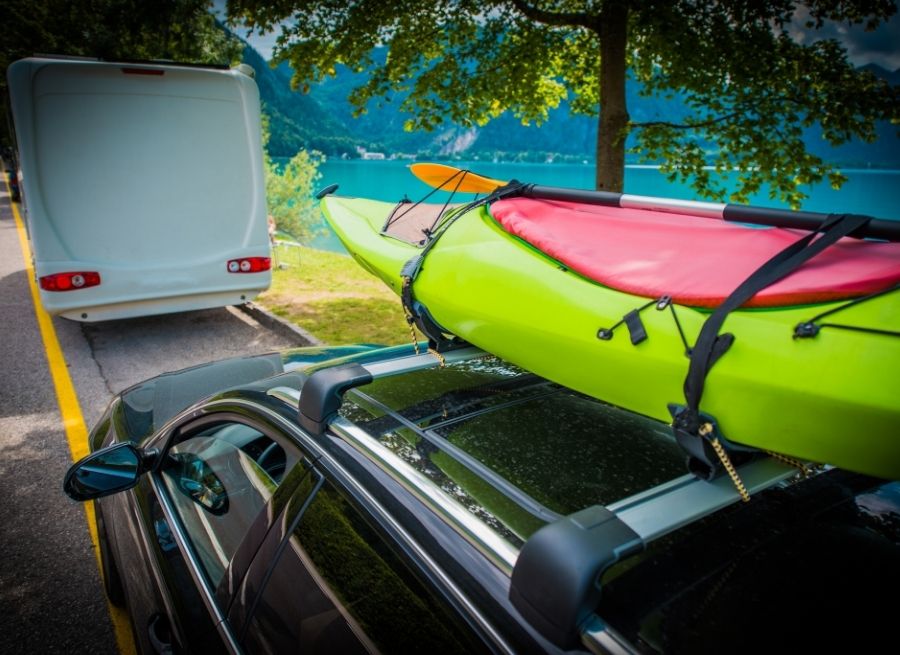 how to transport a kayak without a roof rack