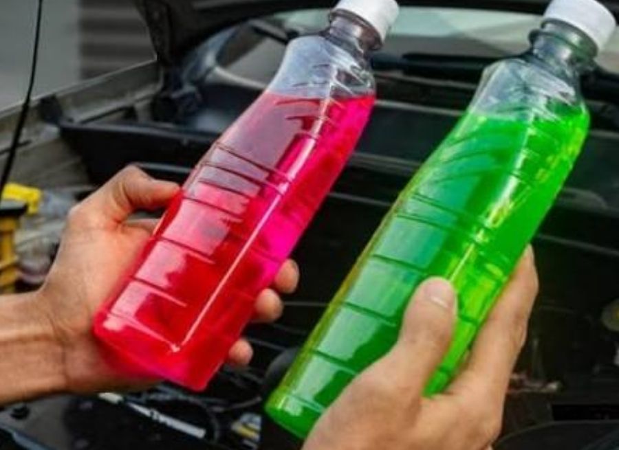 can you mix red and green coolant