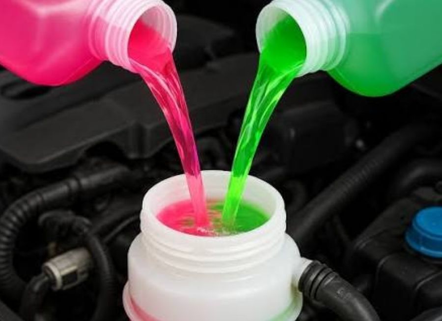 can you mix red and green coolant