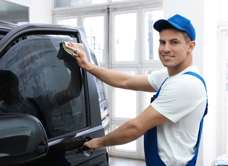 can you tint front windows in california