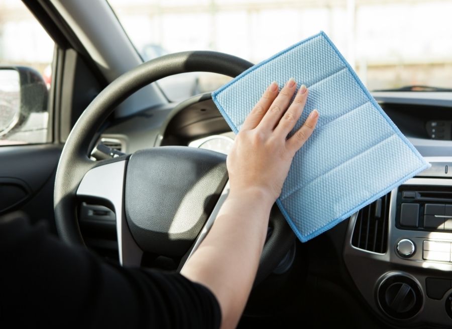 how to remove steering wheel cover